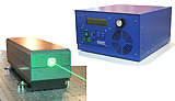 CW green single-frequency laser